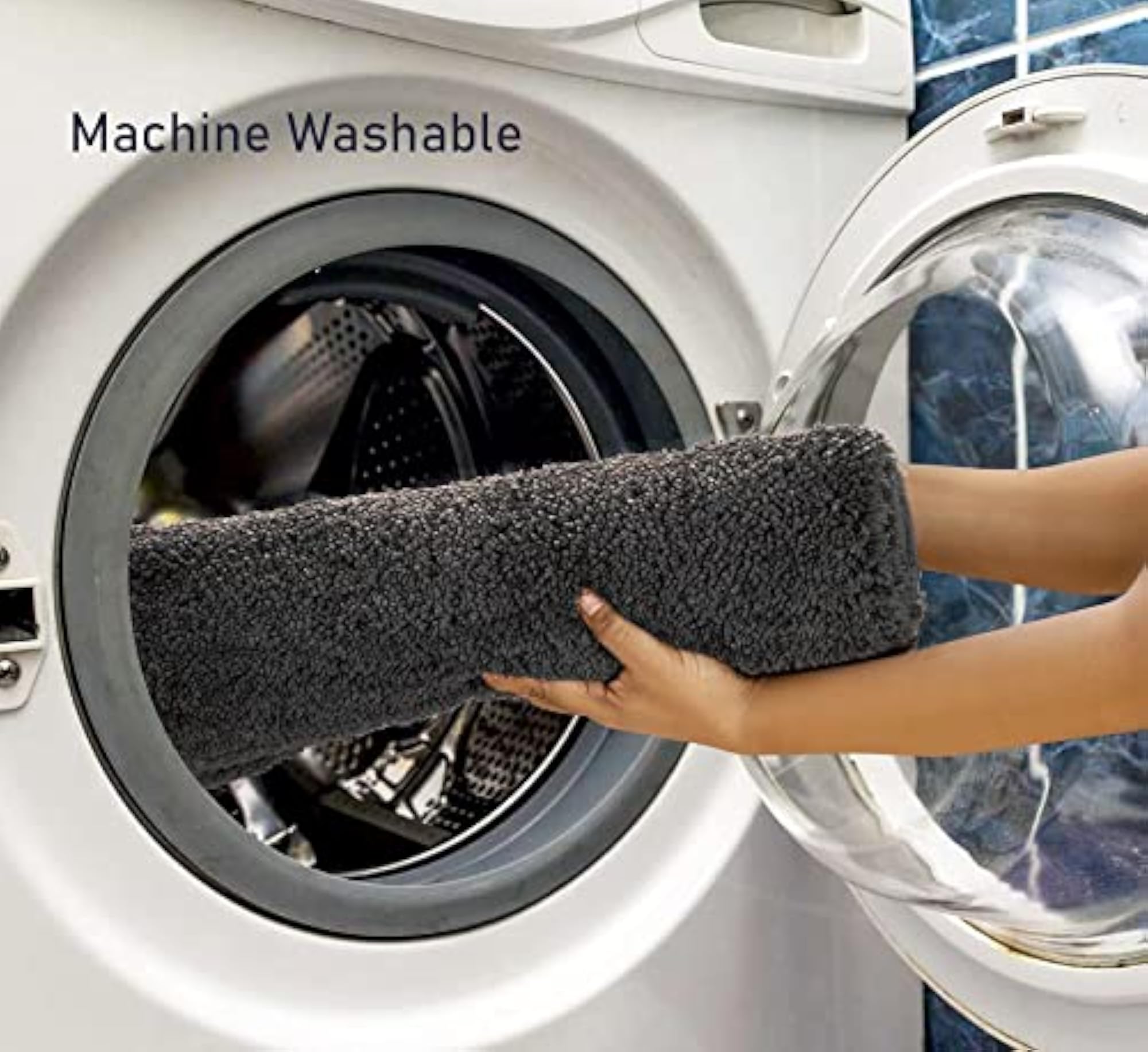 Premium Microfiber Bath Mat, Super Absorbent