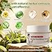 Xaninp Herbal Soothing Relief Cream, Herbal Body Care Cream Rich in Calendula, Dendrobium Relieves Dry and Tight Skin, Itchy Skin 1 FL oz