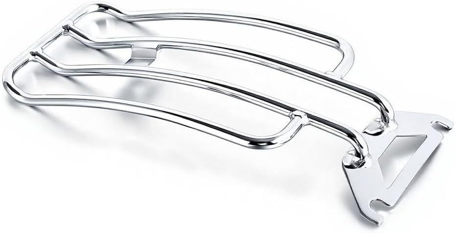 Chrome Solo Seat Luggage Rack Fits for Harley Davidson Touring Road King FLHR Touring 1997-2022 (Chrome)