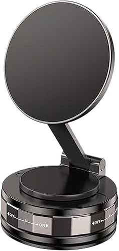 Soporte magnético para teléfono, soporte portátil de succión al vacío, soporte giratorio de 360 grados, soporte de teléfono para tablero con sistema