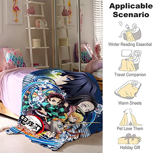 Esrbso Anime Blanket,Thicker Flange Throw Blanket, Comfortable And Warm Blanket For Indoor Or Outdoor Sports40×60Inch #TOP5