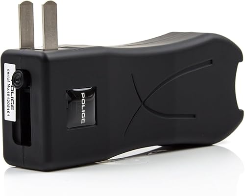Miniatura 5 de Police Stun Gun Burn Pepper Spray Combo Mujeres Hombres Autodefensa - 398 Negro