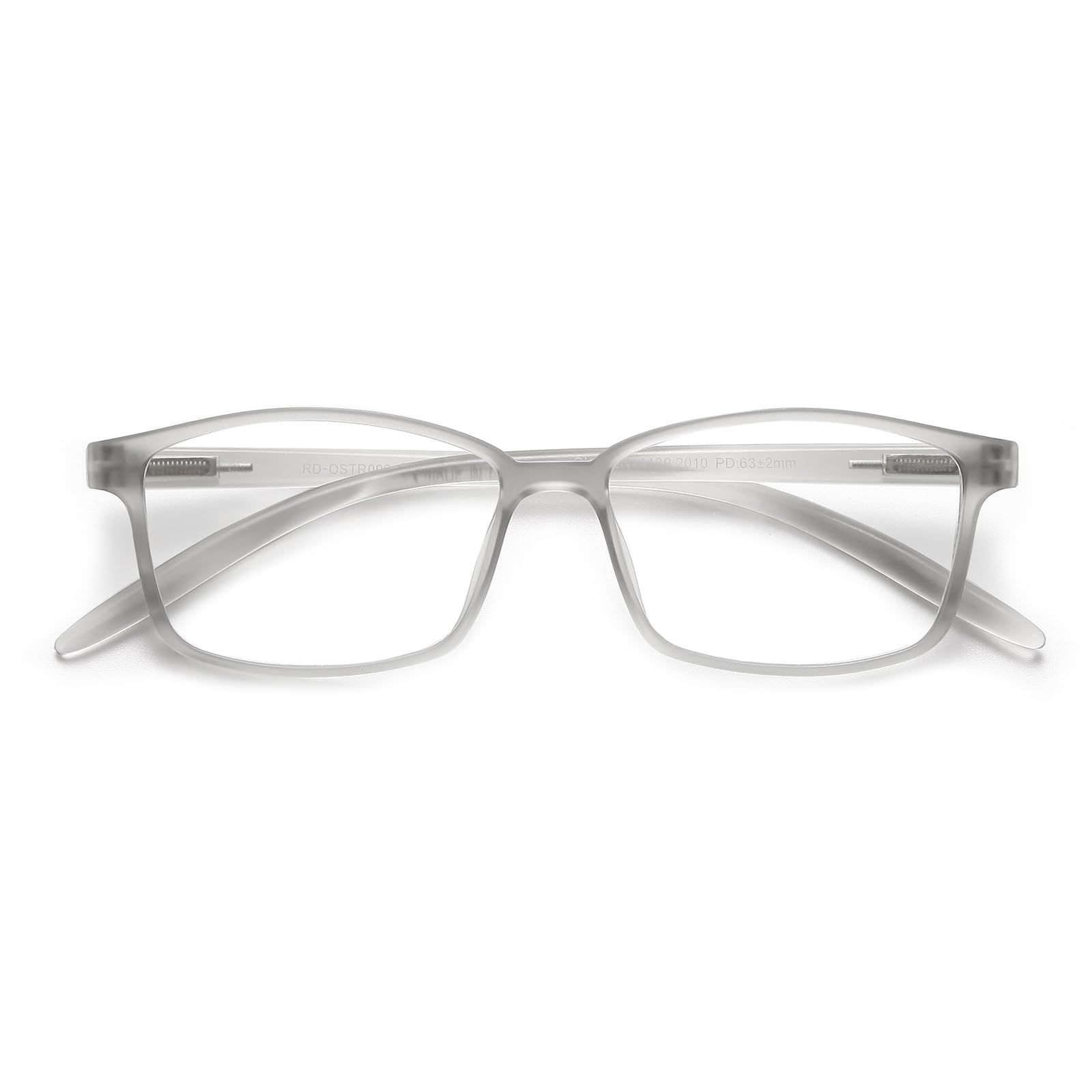 SKYWAYReading Glasses 2.5, Blue Light Reading Glasses for Men Women, Anti Glare TR90 Lightweight Unbreakable Computer Eyeglasses, Grey Readers