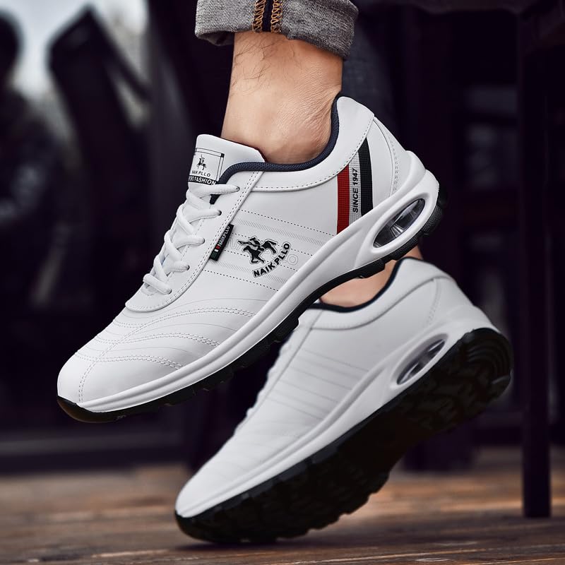 Four Seasons Men's Breathable Casual Shoes Sneakers Running Shoes Men's Shoes All Match Small White Shoes3