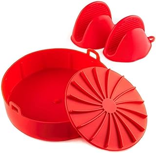 NIDONE Base de rechange en silicone pour panier de casserole avec gants