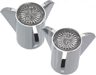 DANCO Durable Metal Constructed Handles for Sayco Faucets, Chrome, 1-3/8-Inches x 2-Inch, 1-Pair (88084)