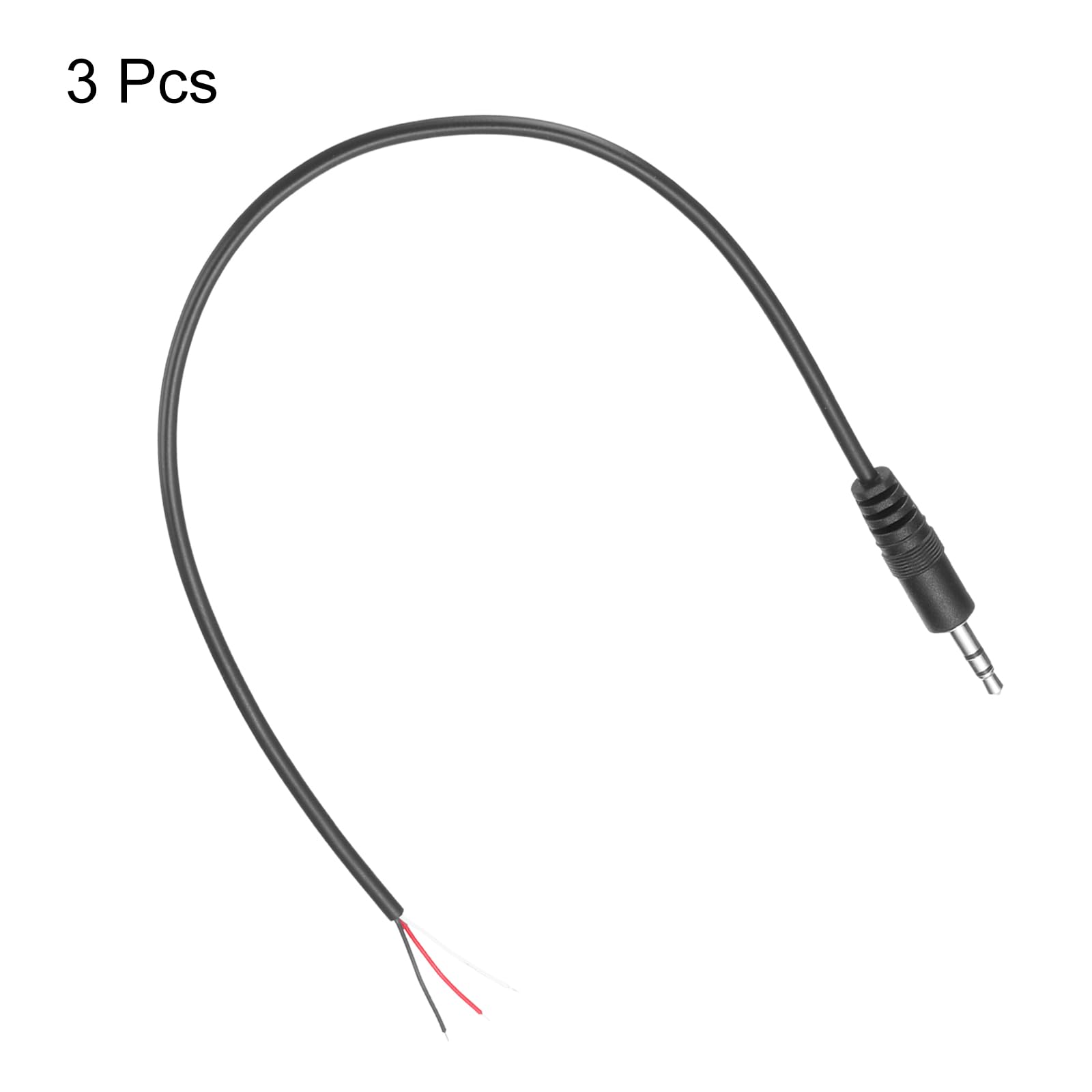 RUNCCI-YUN 6Pcs connettore jack 3.5mm,connettori jack 3,5 a saldare, connettore audio jack 3,5mm, jack 3.5mm 4 poli jack stereo per cuffia/microfono,Lunghezza del cavo: 25cm