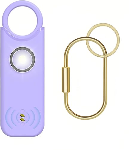 Llavero de autodefensa para mujeres, alarma de seguridad personal, dispositivos de protección de sirena de seguridad recargable, botones de pánico,