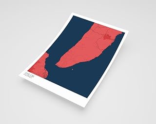 MG Global Modern Poster of Oslob Philippines 9 | 11x17 12x18 16x24 24x36 Maximal Unframed Artwork Print | Maximalism Hometown City Wall Art for Gift | Maximalist Home Office Decor