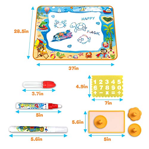 VIBIRIT Water Drawing Matte, 100 X 70 Cm Set