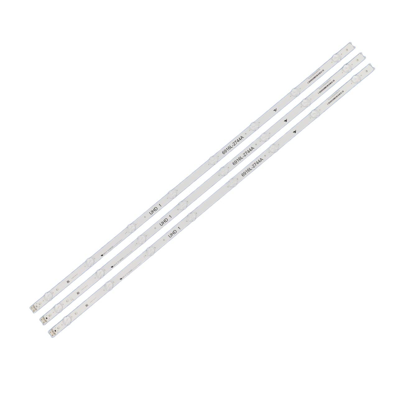 Tira de retroiluminación LED 6916L-2744A nueva para paneles de televisión LG de 43 pulgadas