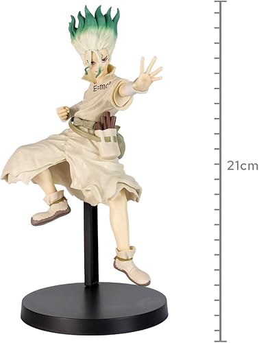 Miniatura 2 de Banpresto Dr.Stone Figura de piedra Mundo moldeado Ishigami II Figura 5.9 in