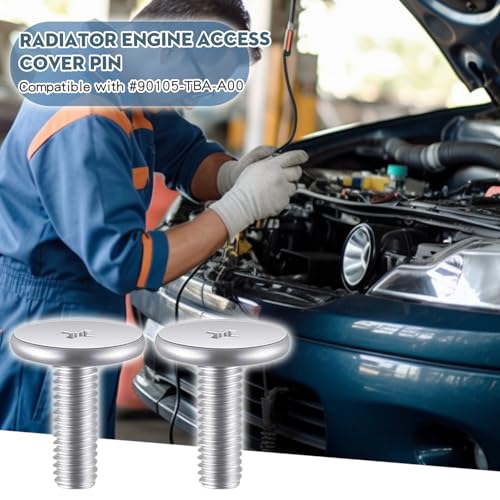 Image of 14PCS Engine Splash Shield Hardware Kit, Engine Cover Fasteners and Replacement Parts, OEM 90674-TY2-A01 90105-TBA-A00, Compatible with Honda Accord, Civic, CR-V (2014-2019)