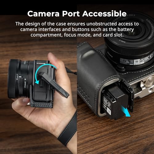 Funda de piel para cámara SMALLRIG Sony ZV-E10 II miniatura 5