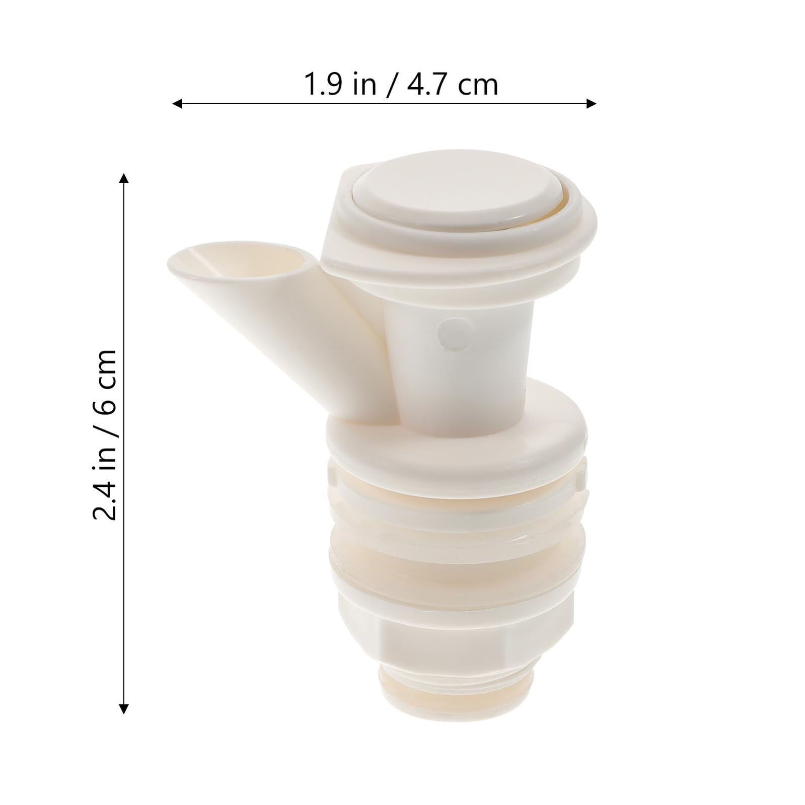 2 Pezzi Rubinetto per Distributore di Bevande in Pp Bianco Leggero Compatto per Dispenser di Acqua Potabile per Eventi All'aperto e Feste