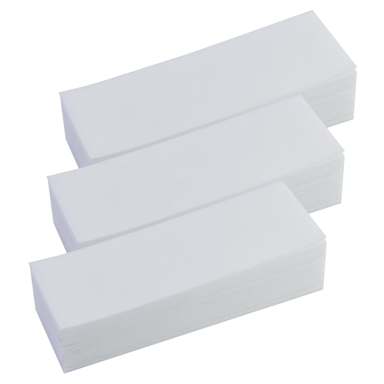 300 strisce (7 × 21 cm) in tessuto non tessuto per cera calda e pasta di zucchero, delicate sulla pelle e antistrappo, per ogni tipo di depilazione su gambe, petto, schiena, zona intima e viso
