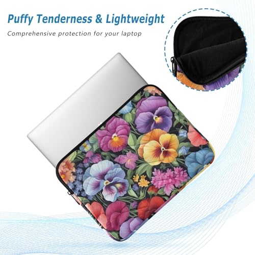 Funda para portátil 13-14 pulgadas con diseño acuarela miniatura 5