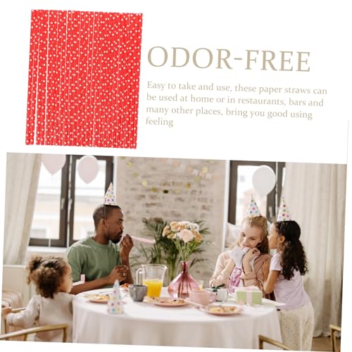 Uonlytech 100pcs pitillos desechables biodegradables de papel miniatura 3