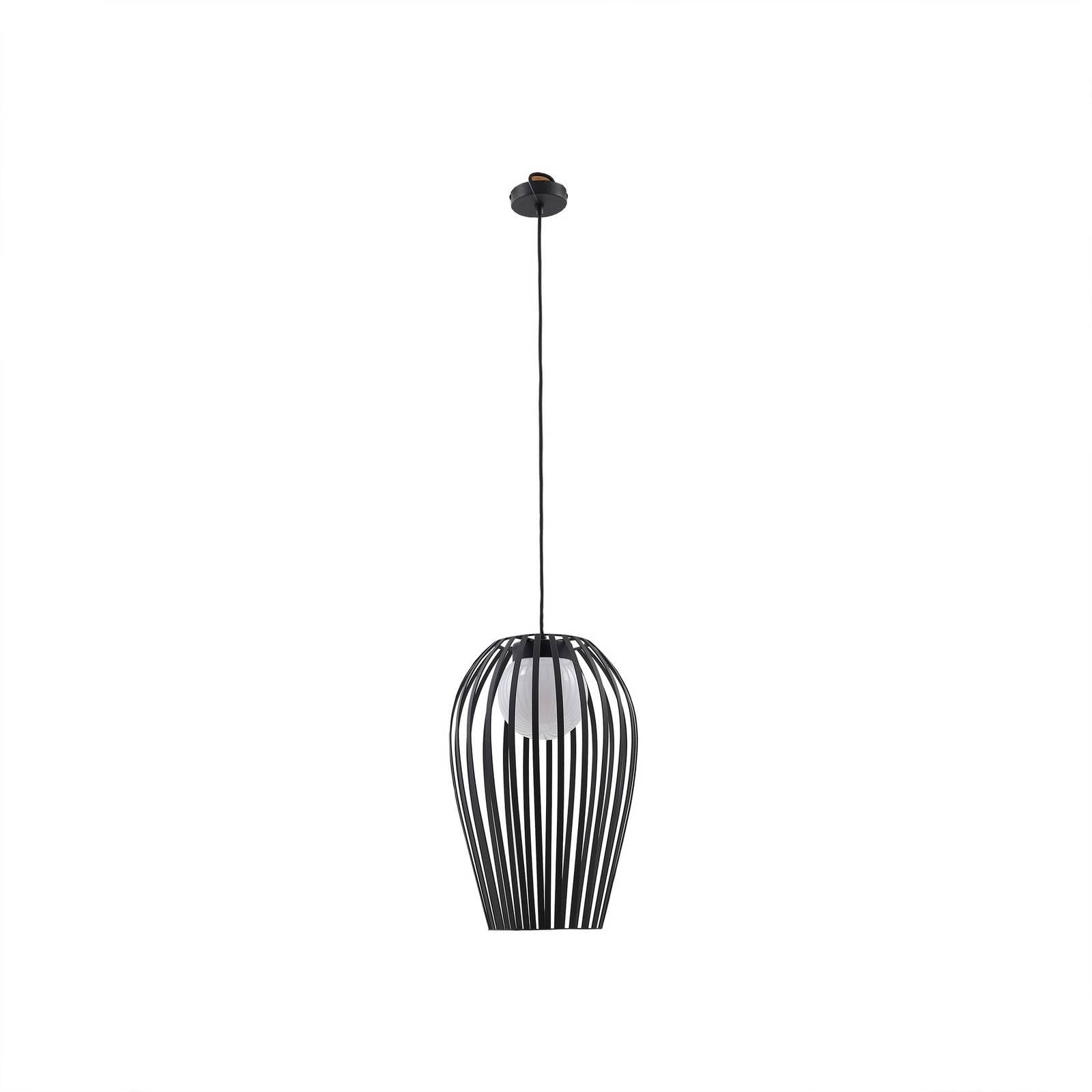 Lucande Marrin Suspension Noir Métal E27 Intensité Variable Moderne