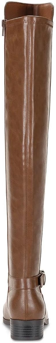 Style & Co. Womens Charlaa Faux Leather Over-The-Knee Boots Brown 6 Medium (B,M)