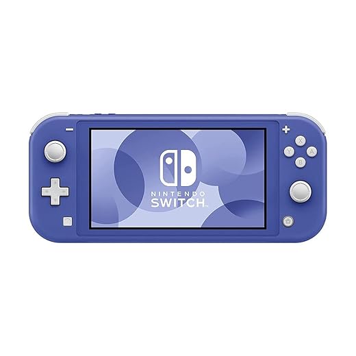Nintendo, Console, Nintendo Switch Lite, Portátil, Tela de 5,5 Polegadas, Leve e Compacto, 32GB de Armazenamento, Controles Embutidos, Bateria de até 7 horas, Compatível com Jogos do Nintendo Switch, Azul