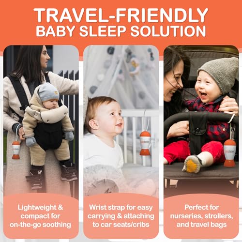 Image of Baby Shusher Portable Sound Machine - Mom-Like 'Shh!' Sound for Baby, Sleeping Soother, Newborn Essentials for Crib, Battery Operated Hush, Travel Friendly, Shower & Registry Gift - 1 Count