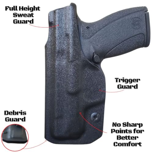 Fit for Smith & Wesson Bodyguard 2.0 IWB Holster - Concealed Carry Inside Waistband Holster, Slim & Secure Fit, Click Reholster, Durable & Lightweight Design - Made by HAWKFIRE