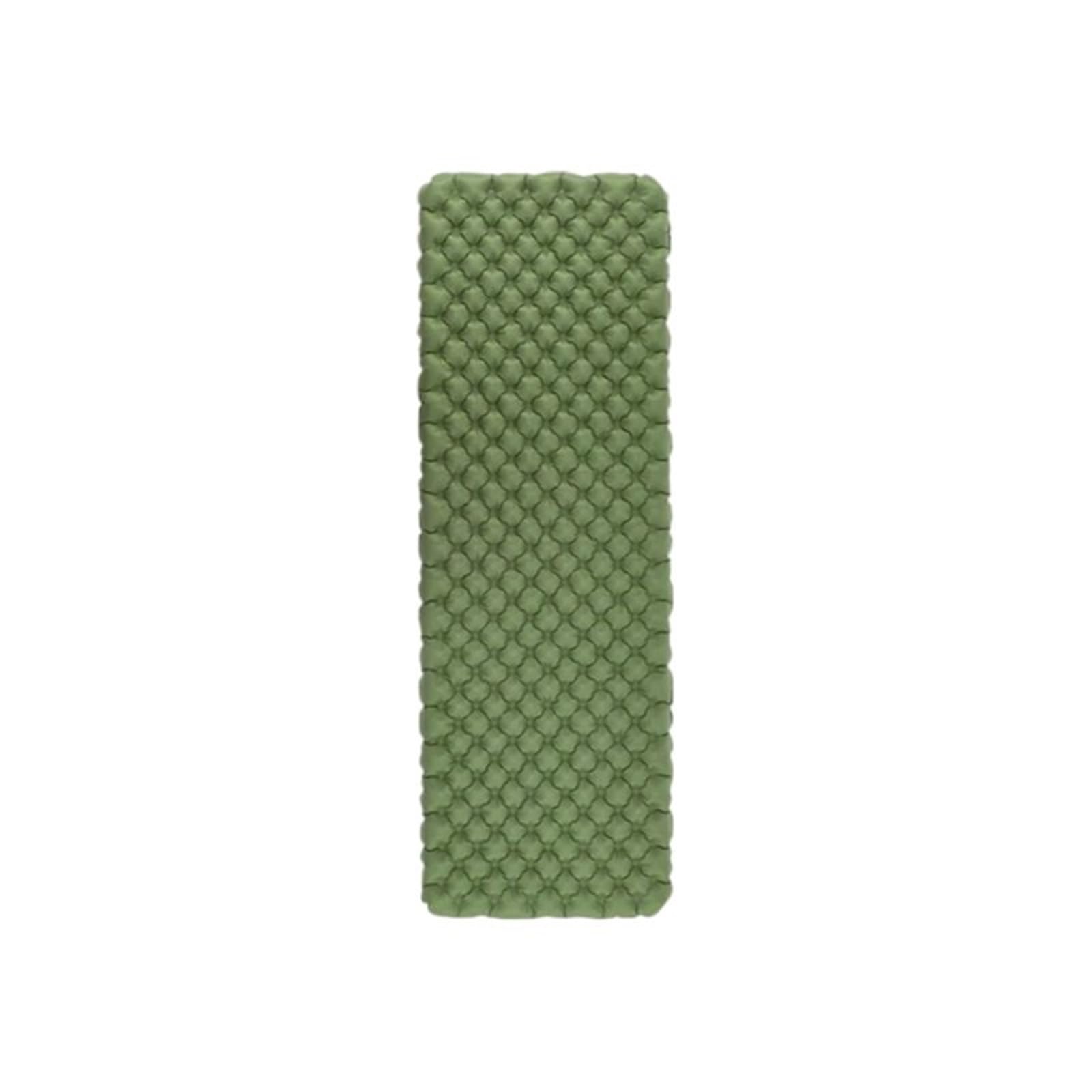 Materac dmuchany Materac dmuchany Ultralekki odkryty Camping Piesze wycieczki Wspinaczka Karimata Nadmuchiwana poduszka Mata podróżna Mata kempingowa do spania(Green 186x58cm)