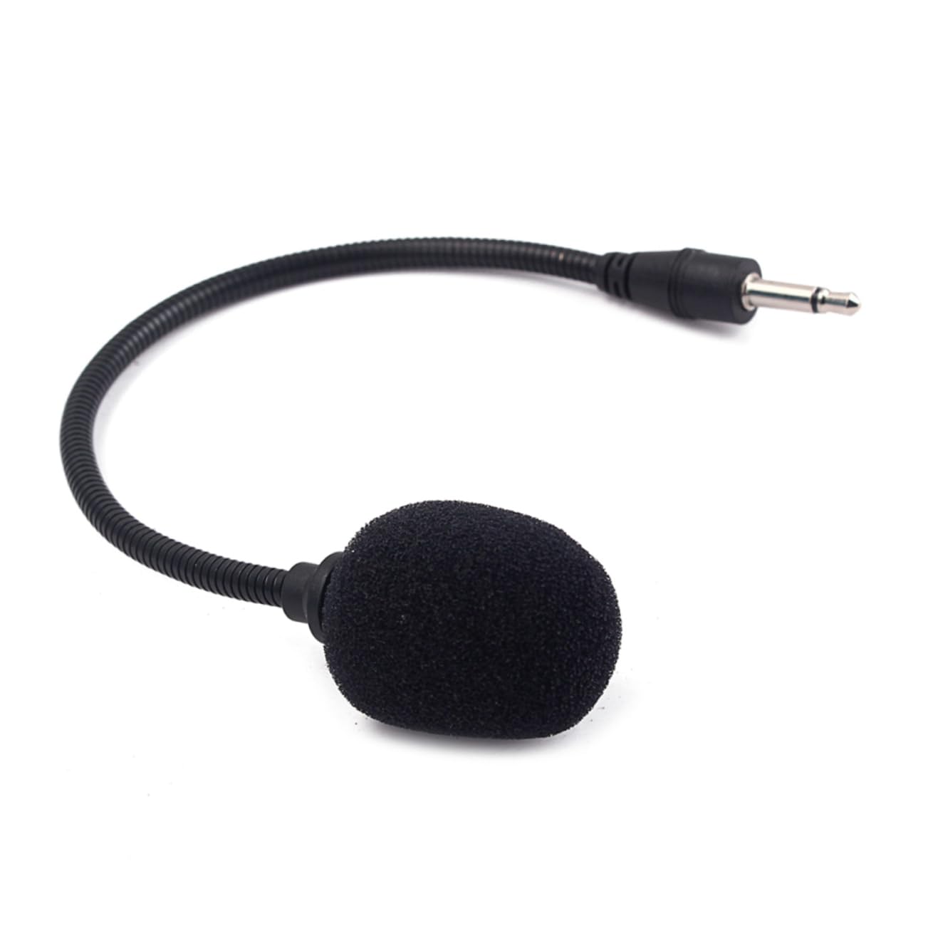 OFFSCH Mini Microphone 205mm Boom 3.5mm Mono Plug Portable Condenser Mic for Recording Amplification