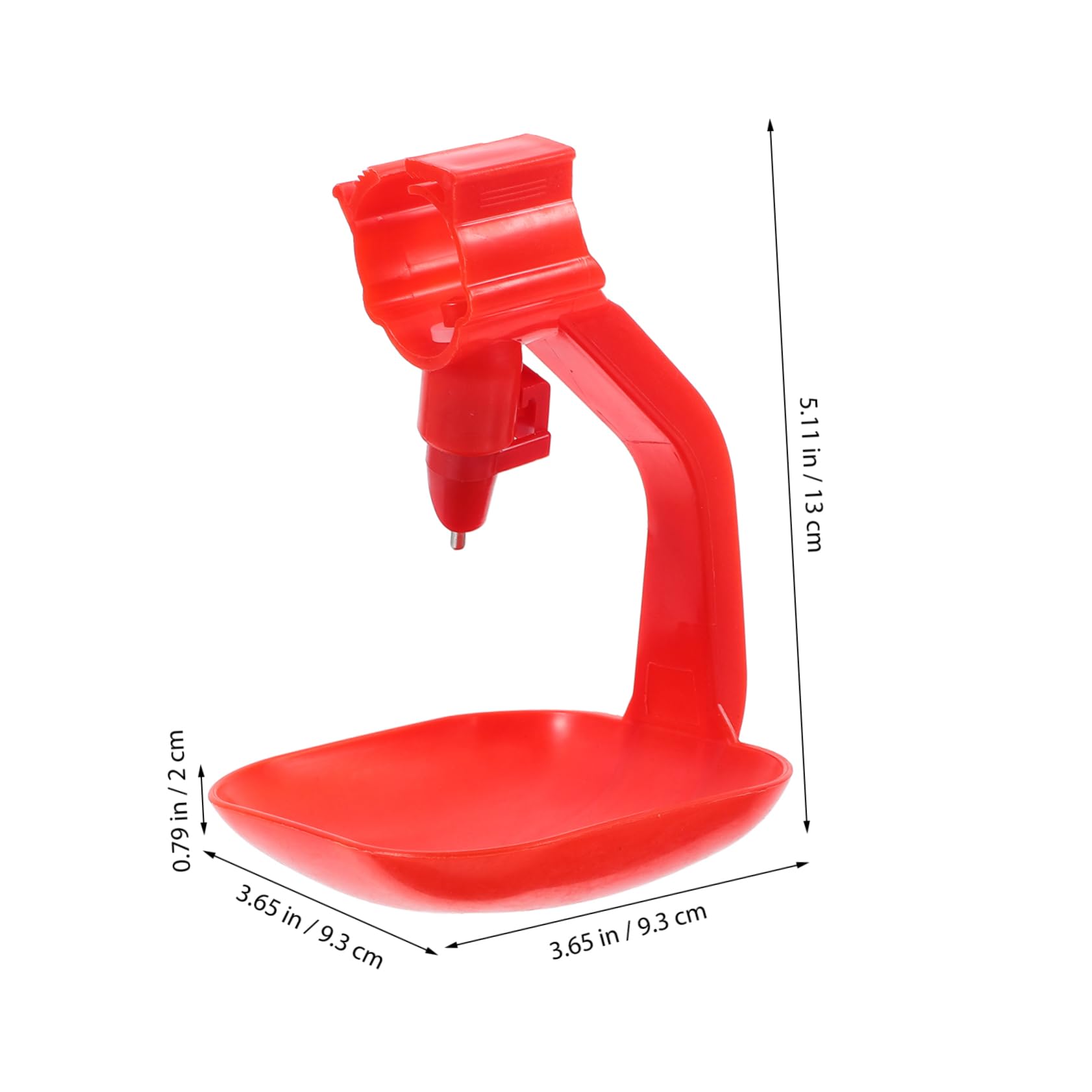 Mikikit 6pcs Automatic Poultry Water Cups Leak Hanging Drinkers for Chickens Ducks Geese Pigeons Steady Water Supply for Healthy Growth Poultry Farming