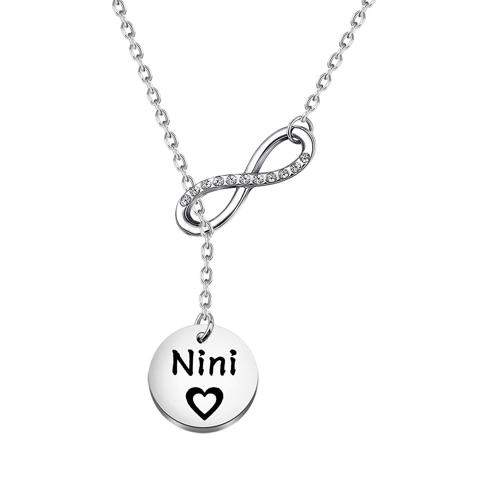 Lywjyb Birdgot Nini Gift Best Nini Ever Bracelet Gift for Nini Grandma, stainless-steel