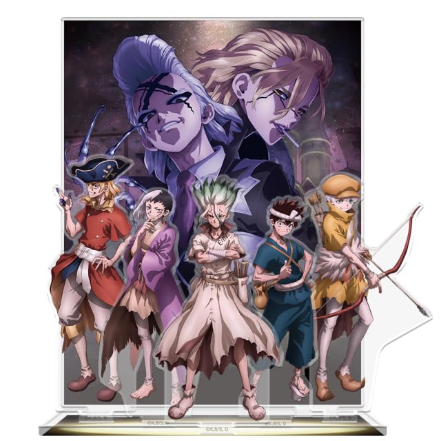 Amazon.co.jp: Dr．STONE アクリルジオラマ 千空&ゲン&龍水
