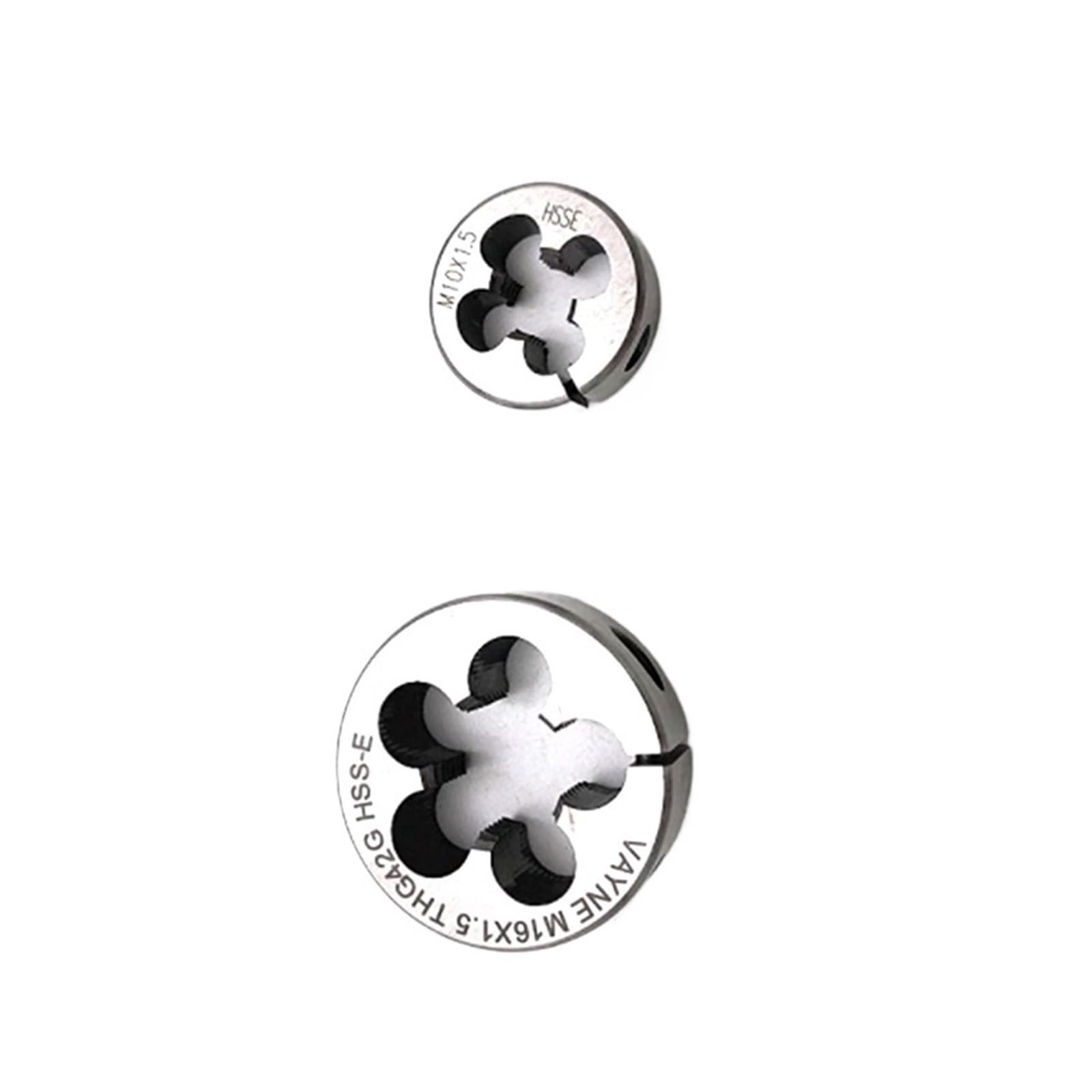 Troqueles de roscado redondos HSSE - Rosca fina UNF UNS UNEF 0-80 a 12-28 - for proyectos de metalurgia y bricolaje (2 unidades)(Uns12-32)