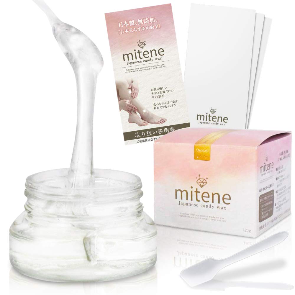 Amazon.co.jp: mitene 日本式の新しいブラジリアンワックス 乳酸 脱毛