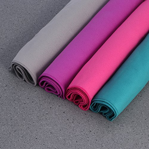 Toalha de viagem portátil de secagem rápida Yardwe Toalha de microfibra esporte toalha de praia toal