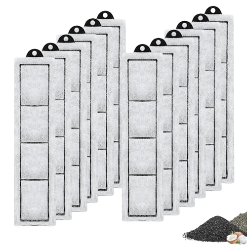 Image of 12pcs RF-S Filter Cartridges Compatible,Replacement Cartridges for Desktop Aquariums with Small Retreat Filters