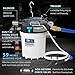 FIRSTINFO A1161US US. DE. Patented Vacuum Brake Bleeder Includes 4.9 ft Long Silicone Bleeding Hose w/Non-Return Check Valve + Oil Stopper Valve