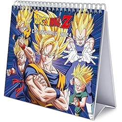 Lamparas De Mesa Oficina Grupo Erik Calendario 2024 sobremesa Dragon Ball - Calendario mesa 2024 con base resistente | Calendario escritorio 2024 - Calendario Dragon Ball 2024
