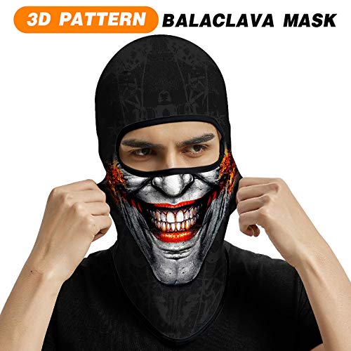 Image of Venswell 3D Balaclava Ski Mask Cool Skull Animal Full Face Mask Cycling /Motorcycle /Halloween
