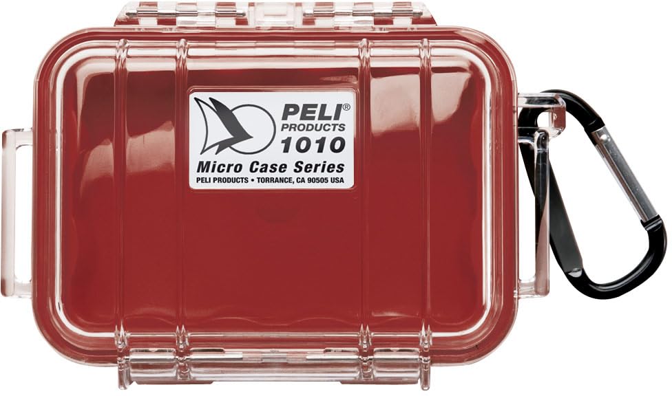 Peli 1010 Micro Case Series, Waterproof, Crushproof, Dustproof, 17 x 10 x 5 cm