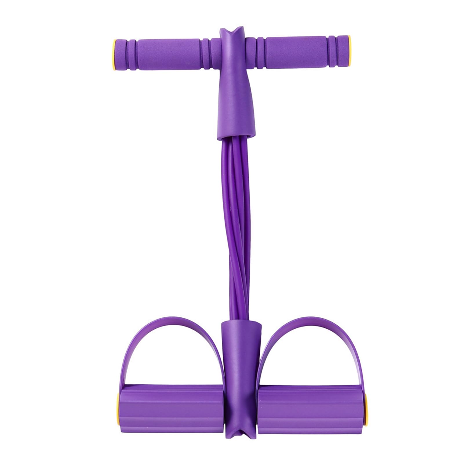 matumou 6/8-Tube Pedal Puller Resistance Band with Handle Multifunction Elastic Yoga Sit-up Pull Rope Men Women Pedal Tensioner Exerciser