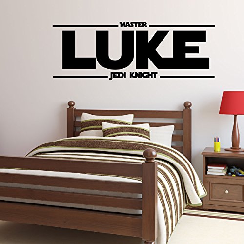 Vinilo decorativo Jedi con texto personalizado para niños miniatura 5