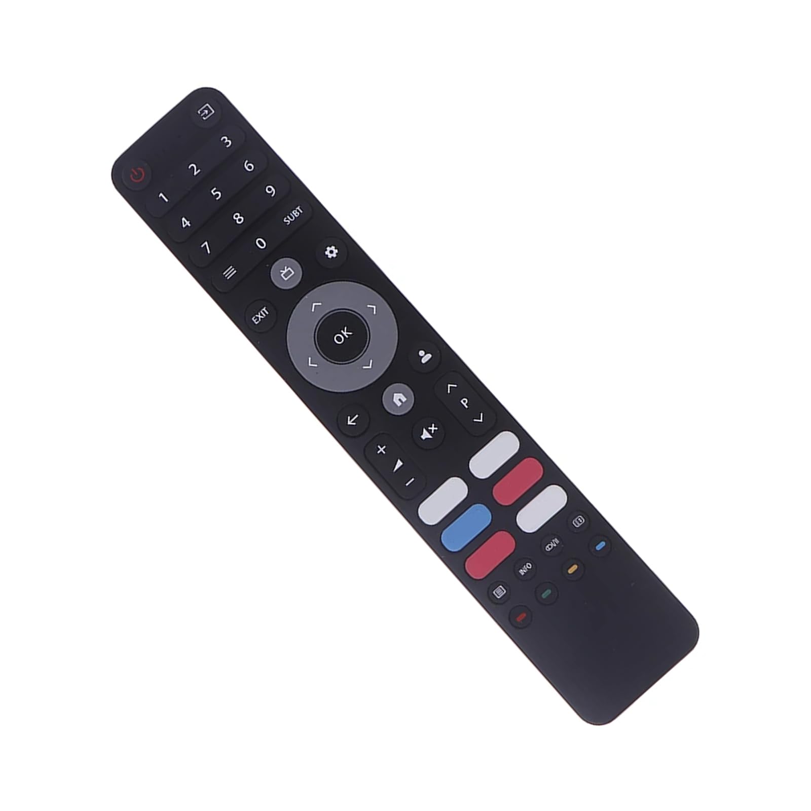 Telecomando multifunzionale facile da usare con tecnologia di segnali a infrarossi, design ergonomico per DEXP TV telecomandi universalmente telecomando