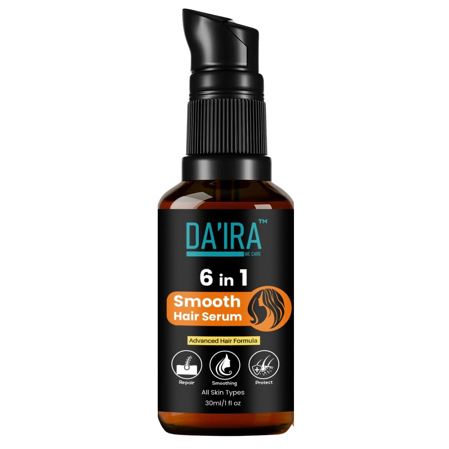 Hair Serum for Silky & Shiny,smooth, Frizz Free and Glossy Hair All Hair Type, with Vitamin E for Man&women (30 Ml)