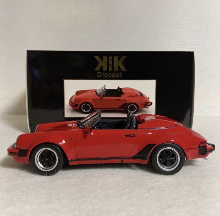 KK Scale 1/18ポルシェ 911 スピードスター 1989 カスタム 1/18 KK-Scale 1989 Porsche 911 Speedster (Silver) Car Model