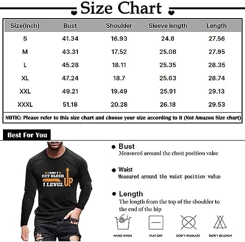 Herren Langarm T-Shirt Basic - Bequemes Basic Shirt Für Alltag & Sport