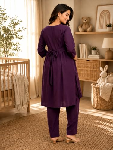 Image of RITIJYA Cotton Cord Set for Women