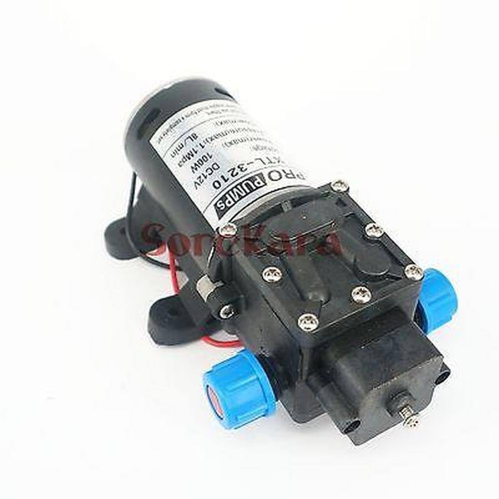 T-HB DC 24V 80W Self-priming Diaphragm Water Pump Backflow Control 300L/H For Car washing