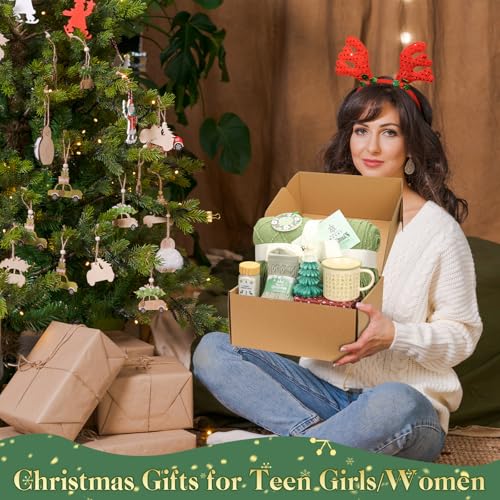 Set navideño verde para mujeres y adolescentes - 7 piezas miniatura 7