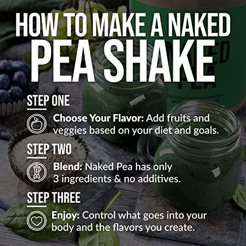 Image of NAKED Nutrition Chocolate Pea Protein Isolate - 5Lb Bulk, Plant Based, Vegetarian & Vegan Protein. Easy to Digest, Non-GMO, Gluten Free, Lactose Free, Soy Free (Pack of 2)